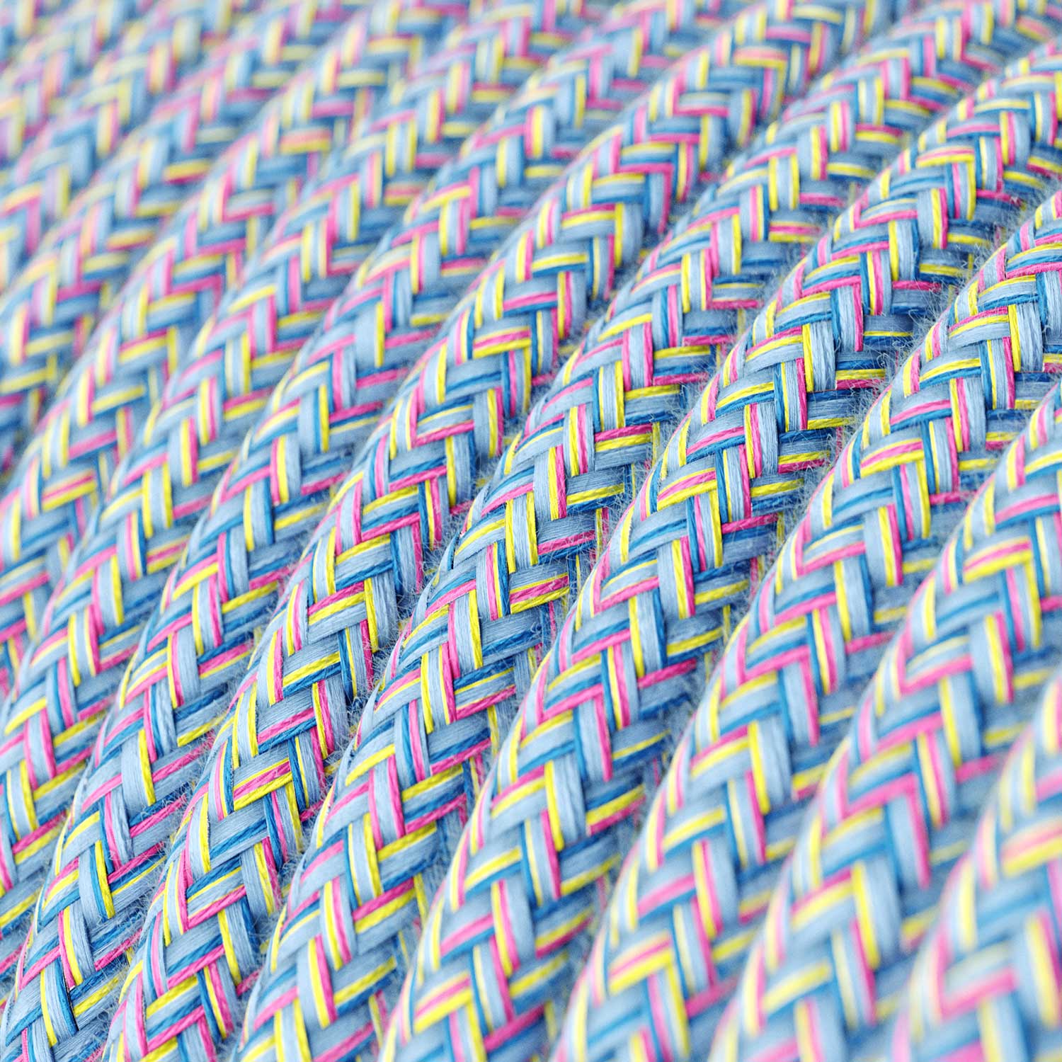 Wandleuchte aus Metall mit zweipoligem Stecker – Zuckerpapier-Blau - Image 4