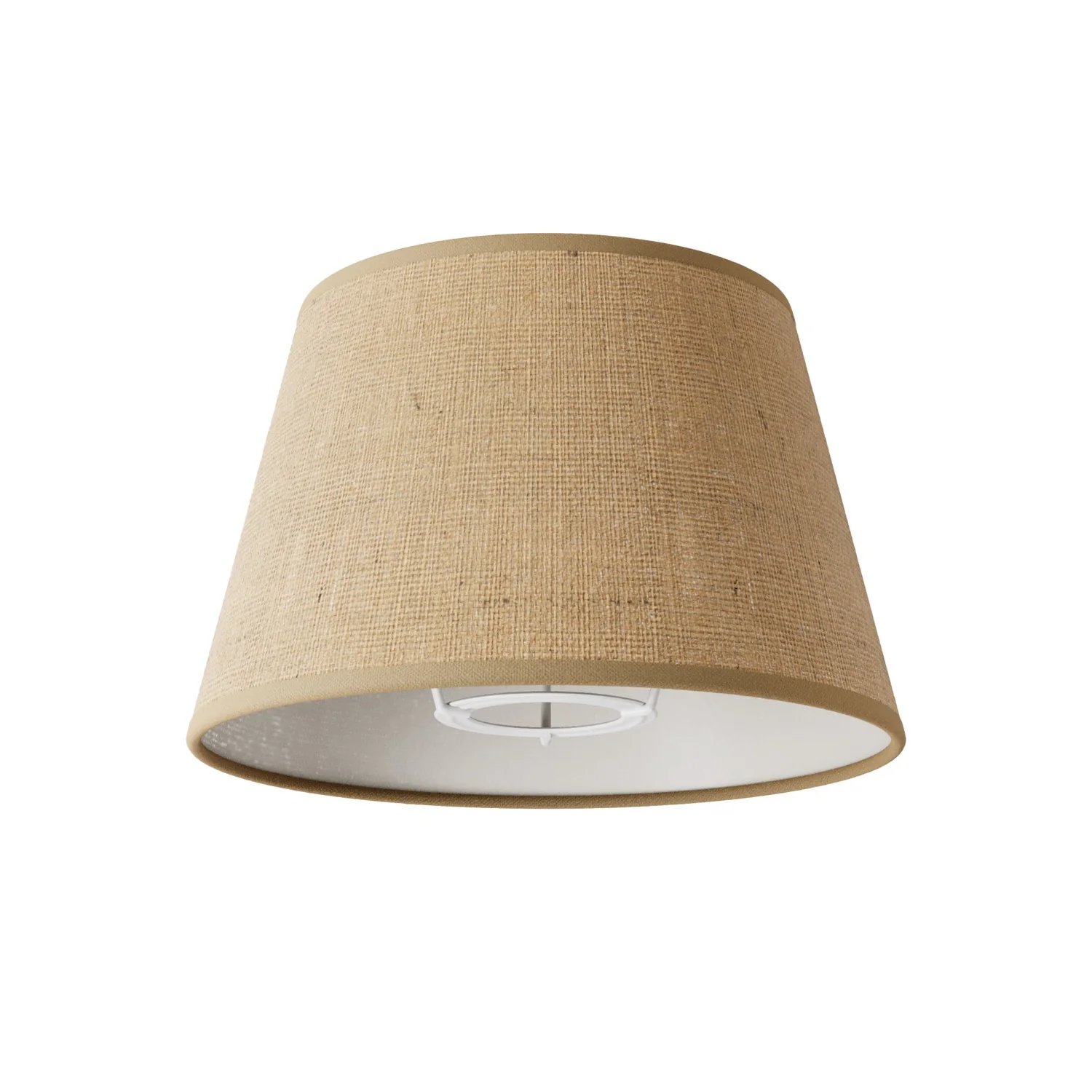 Fermaluce Wandleuchte mit S-förmiger Verlängerung und Impero Lampenschirm – Jute Natur - Image 5