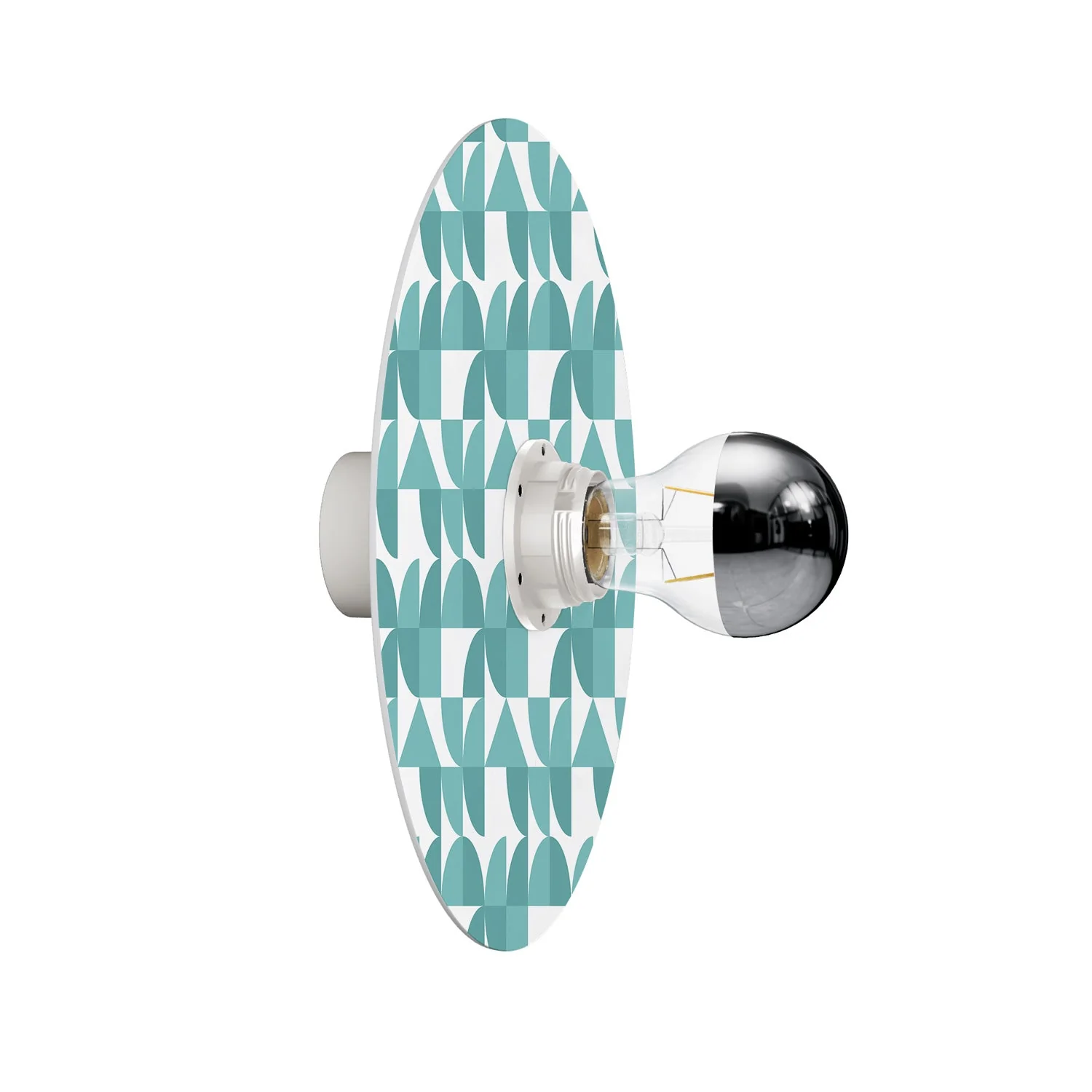 Wand- oder Deckenleuchte mit Lampenschirm mit geometrischen Mustern 'Kaleidoscope' Geometria 3 – Wasserdicht IP44