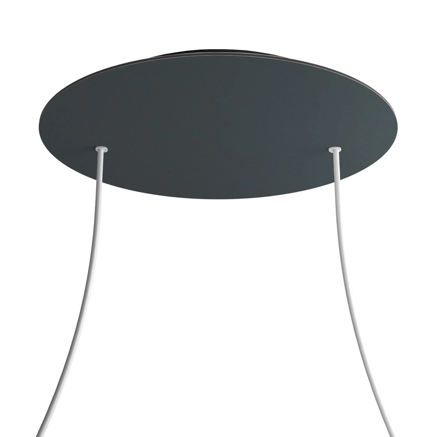 Rosone XXL Rose-One rund, Durchmesser 400 mm mit 2 Löchern und 4 seitlichen Löchern – Anthrazit - Image 8