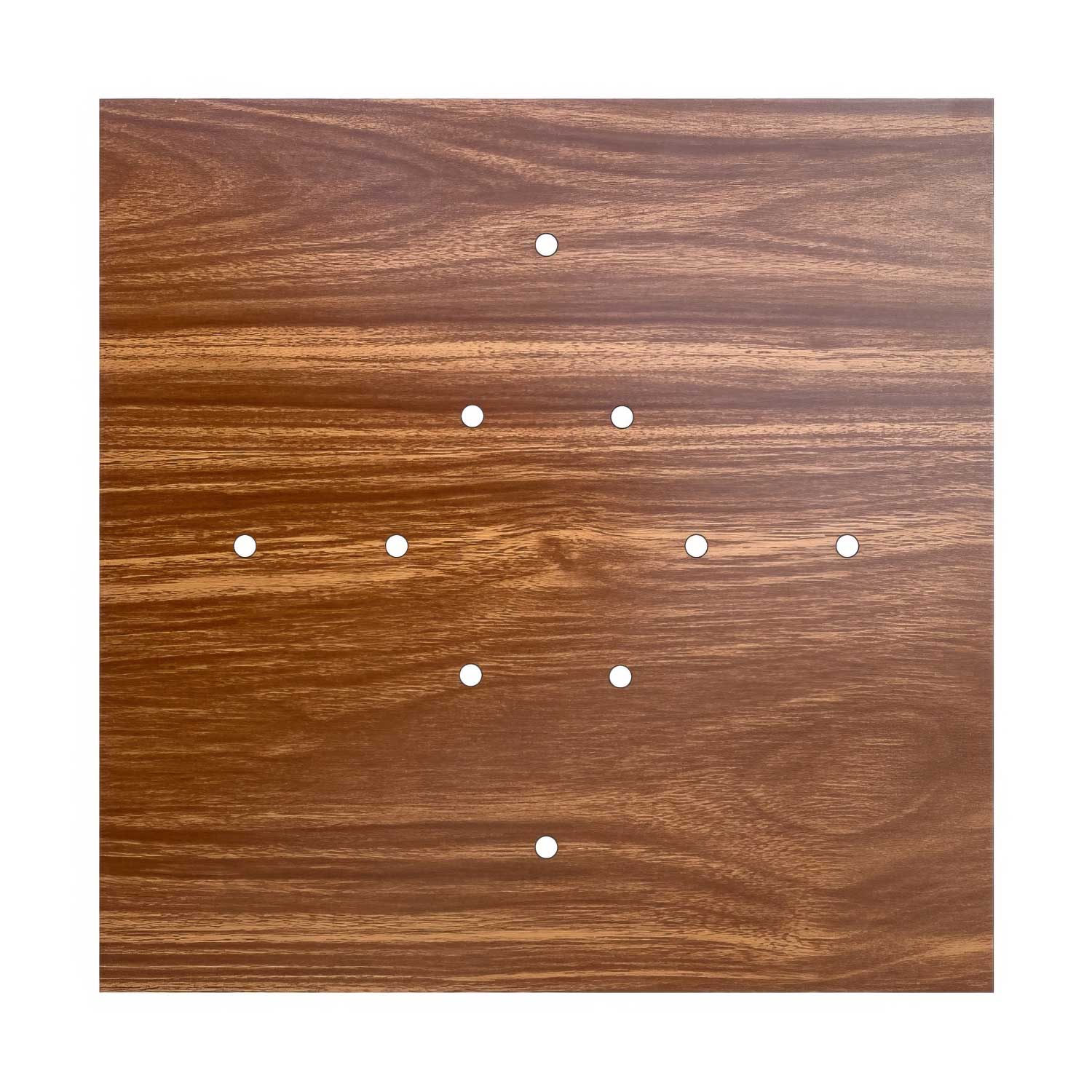 Rose-One XXL Baldachin quadratisch, 400 mm mit 10 Löchern und 4 seitlichen Löchern – Holz - Image 3