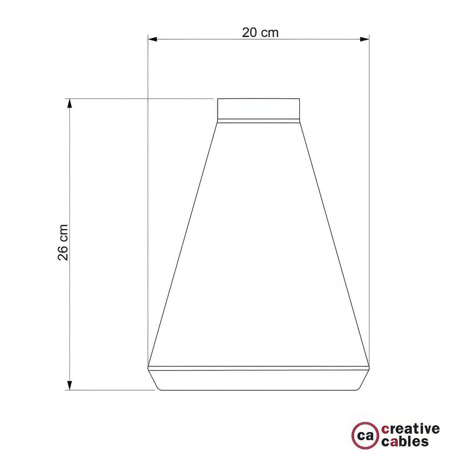 Trichter-Lampenschirm aus Beton für Pendelleuchte – komplett mit Klemmlampe und E27-Fassung – Hellgrau - Image 5
