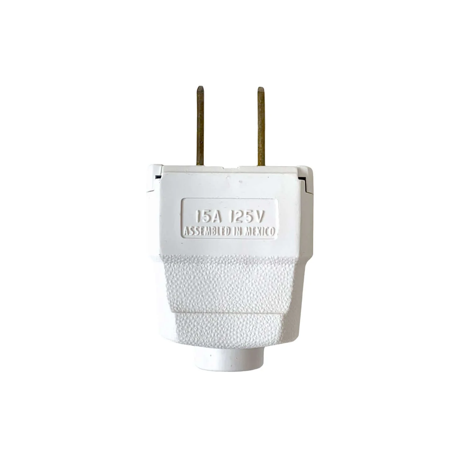 Amerikanischer 2-Pol-Stecker – UL-zertifiziert – Weiß