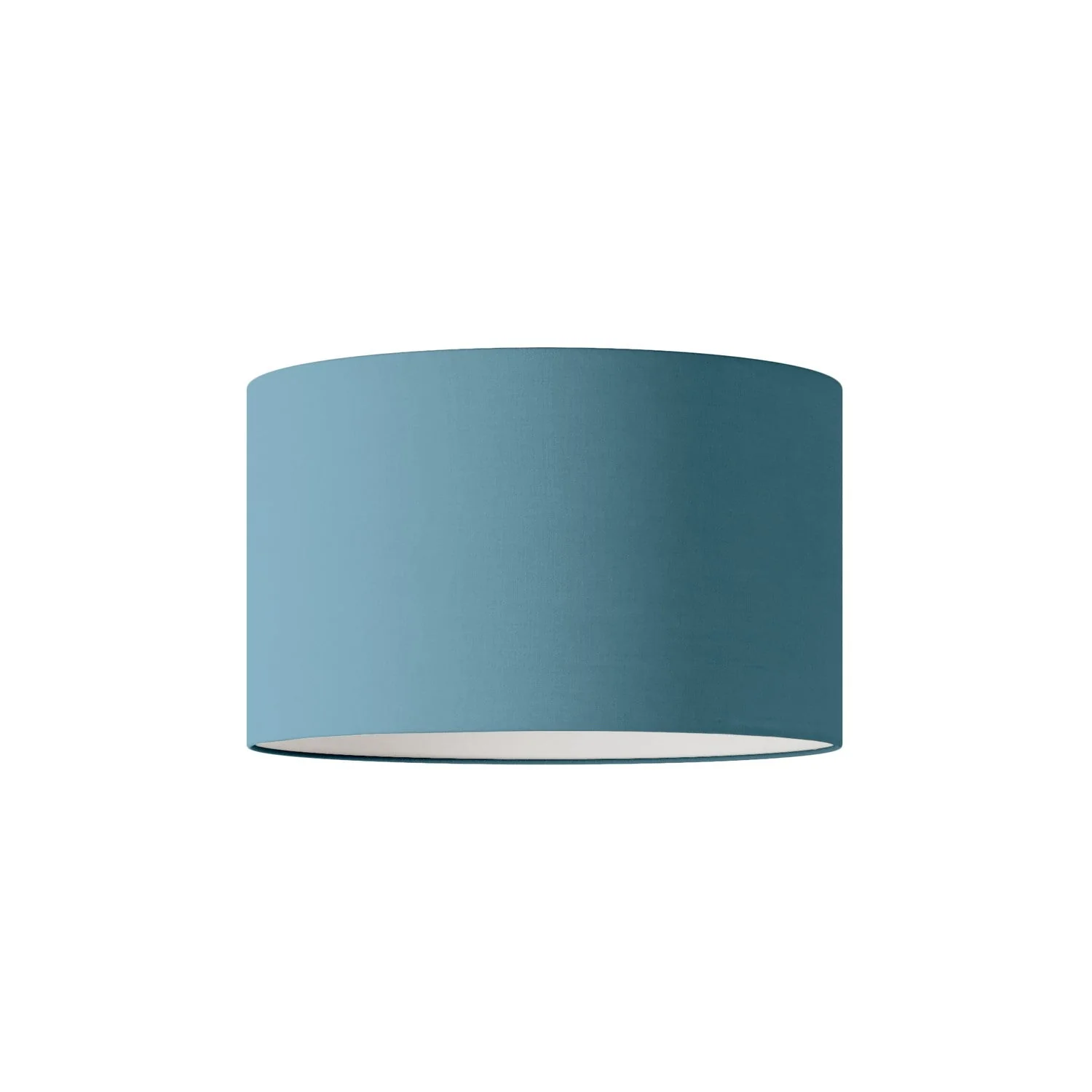Lampenschirm Zylinder L aus Stoff mit E27-Fassung – Made in Italy – Teletta Hellblau Severo