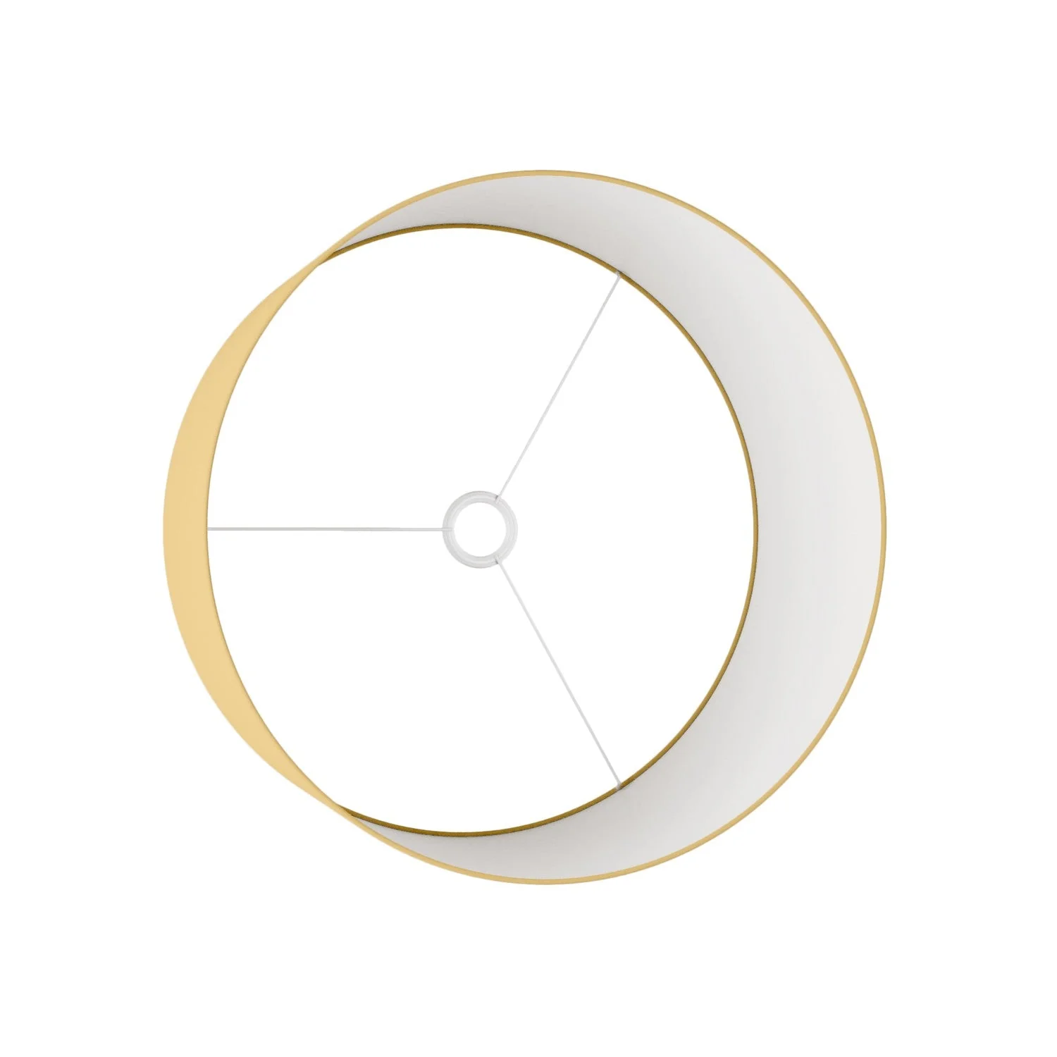 Zylinderschirm XL aus Stoff mit E27-Fassung – Made in Italy – Arenal Gold - Image 3