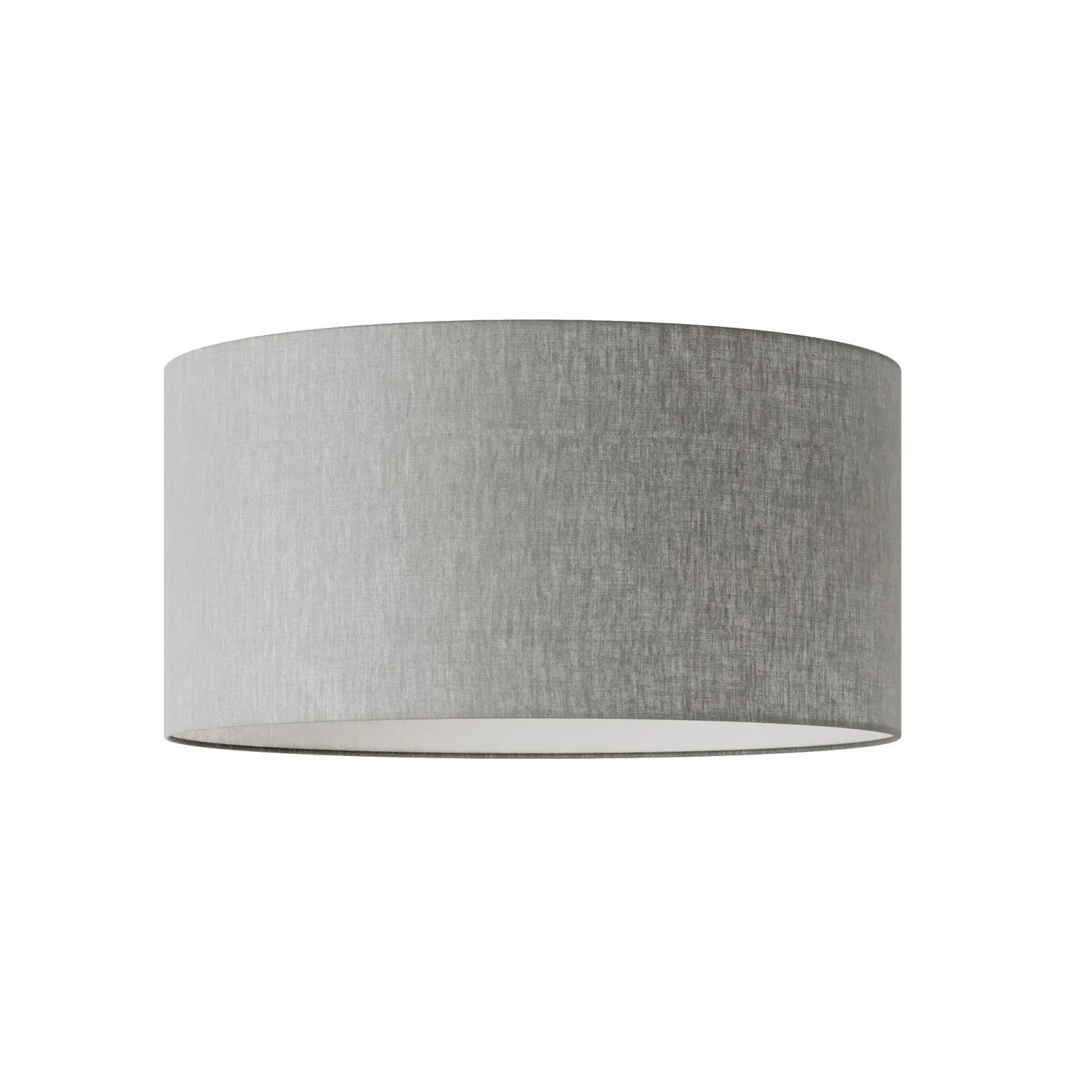 Zylinderschirm XL aus Stoff mit E27-Fassung – Made in Italy – Camelot Grau