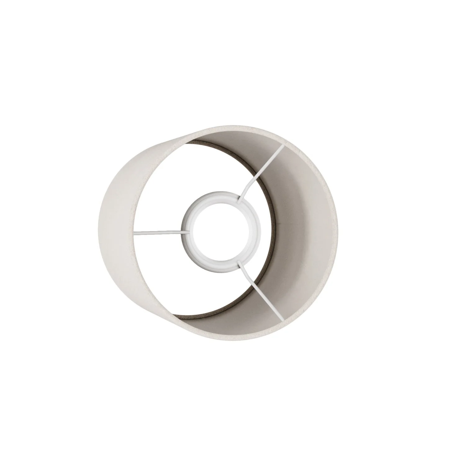 Zylinderlampenschirm S aus Stoff mit E27-Fassung - Made in Italy - Sandwolle - Image 3