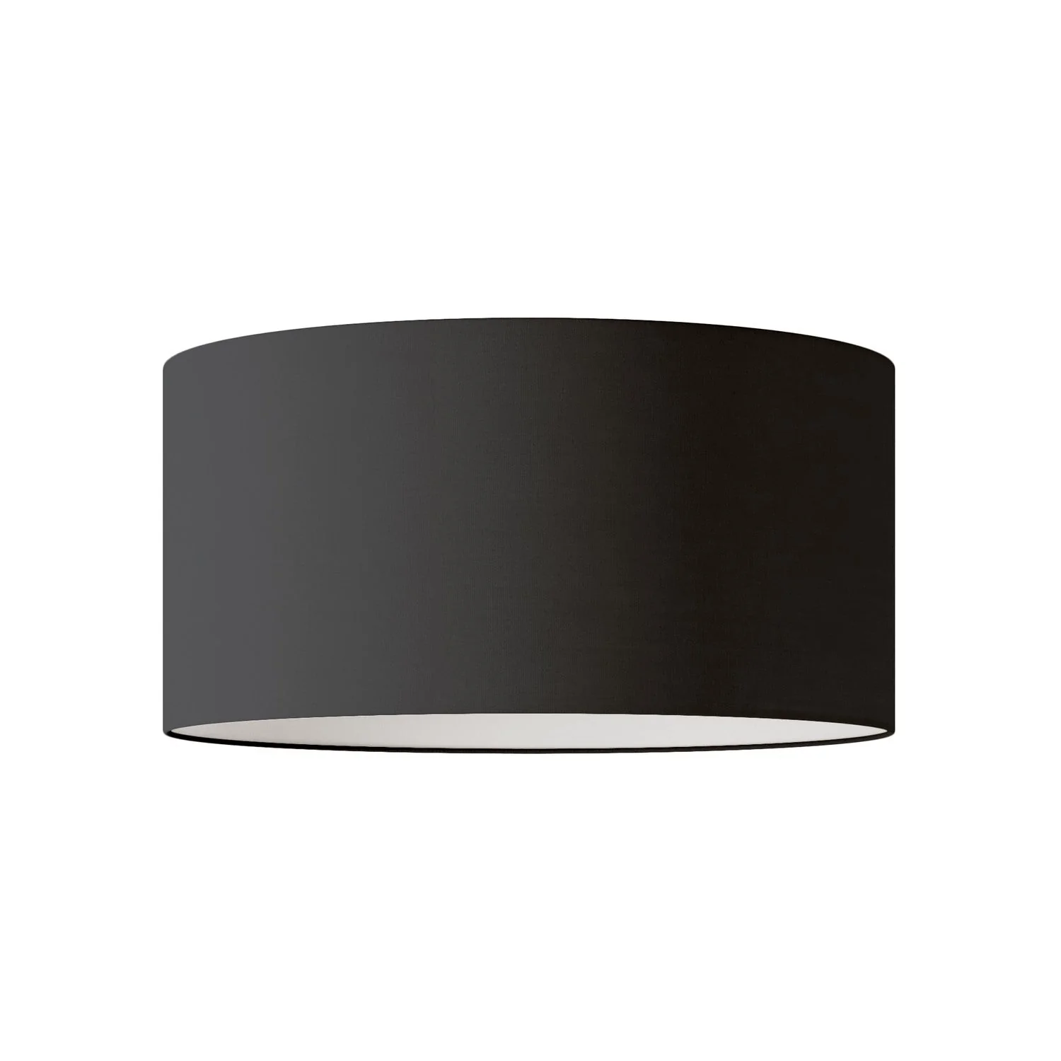 Zylindrischer XL-Lampenschirm aus Stoff mit E27-Fassung – Made in Italy – Teletta Anthrazit