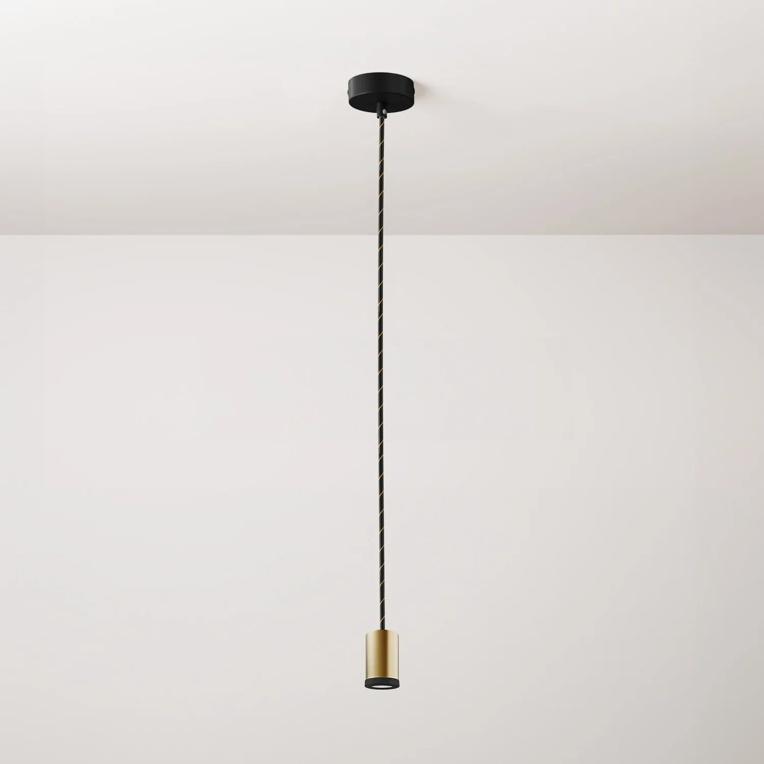Spot-Pendelleuchte Mini Spotlight GU1d0 - Satin-Bronze