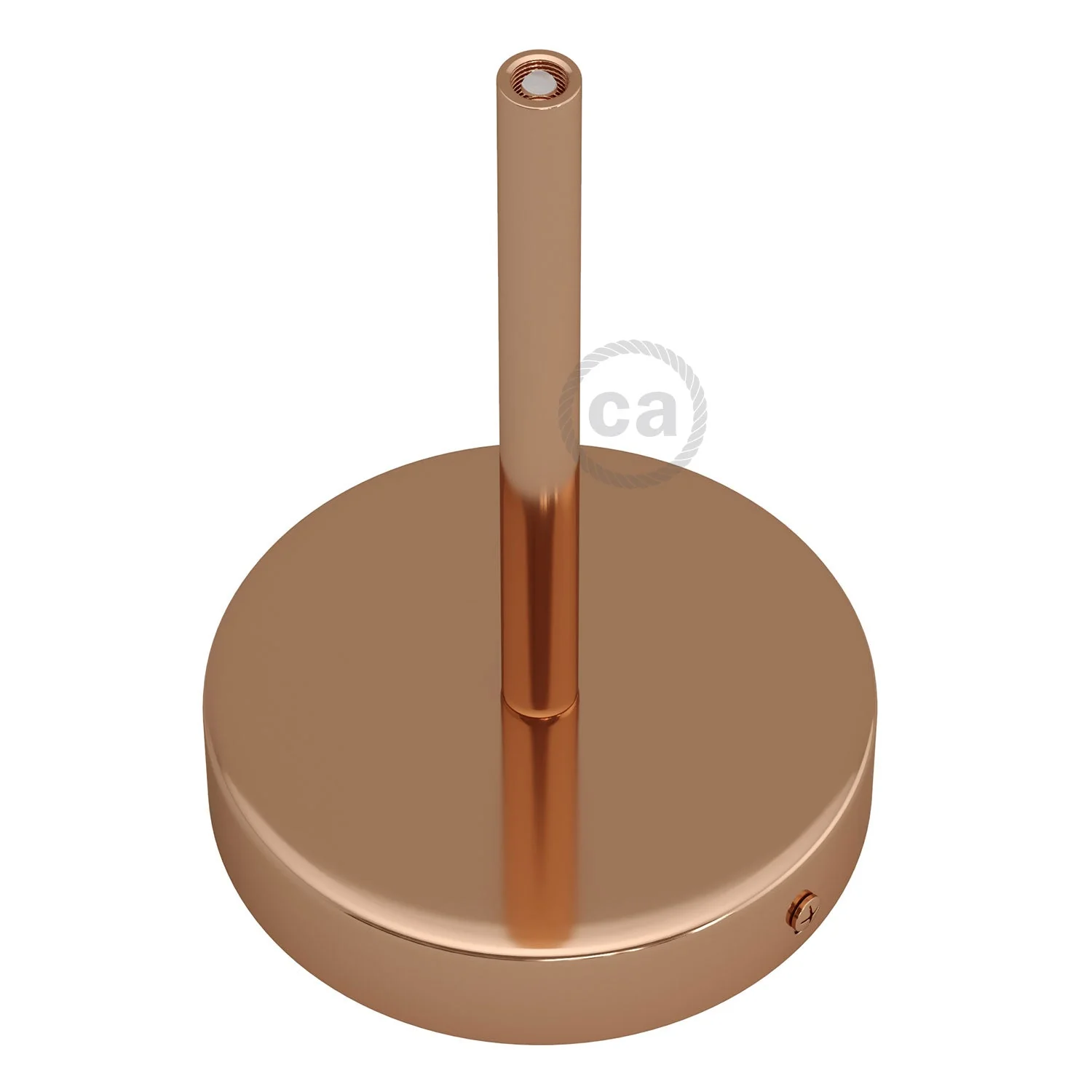 Zylindrisches Baldachin-Kit aus Metall mit 15 cm Zugentlastung – Kupfer - Image 2