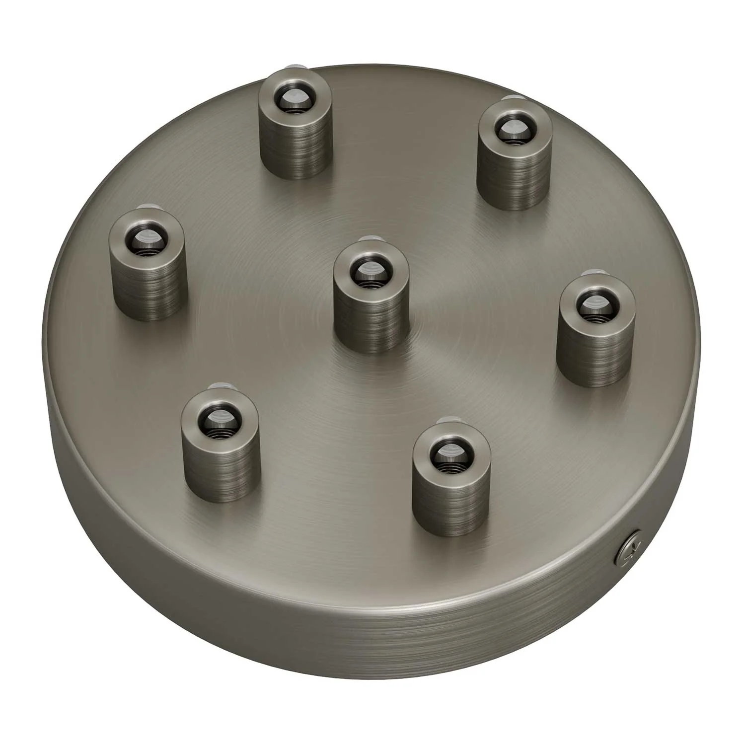 Zylindrisches Baldachin-Set aus Metall mit 7 Löchern – Satiniertitan - Image 7